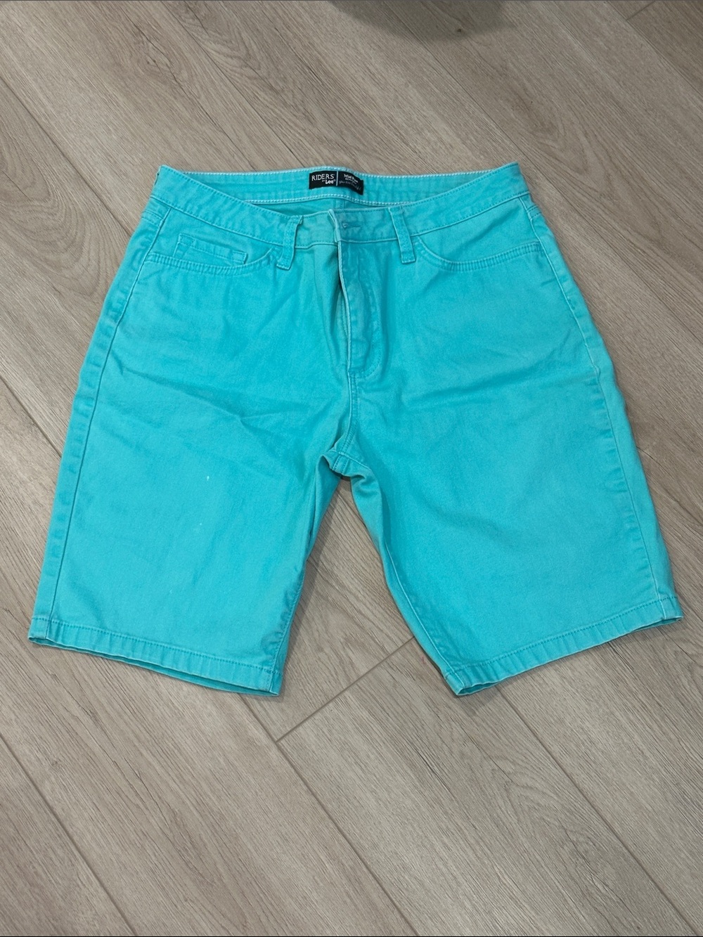 Riders by Lee Women's Turquoise Bermuda Shorts